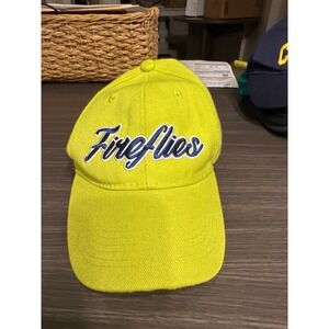 Columbia Fireflies Baseball Cap Neon Yellow Lime Snapback Hat Mens Promotional